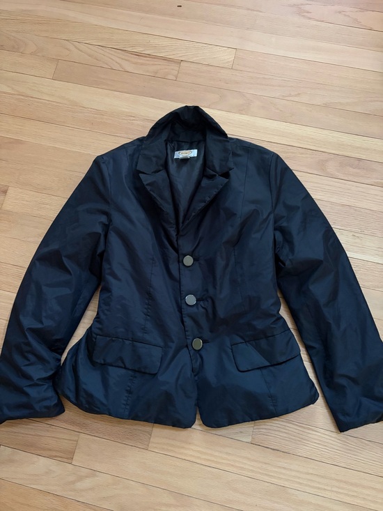 Talbots Jackets & Blazers - Classic Black Women's Nylon Blazer Jacket - Talbots size 10